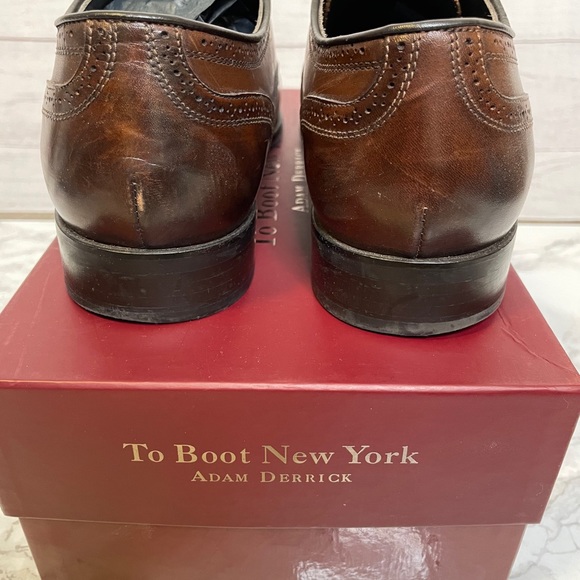 To Boot NY ‘David’ Brogue Trim Lace-Up Oxford 10.5